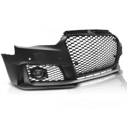 Pare-chocs avant sport noir brillant PDC pour AUDI A3 12-16