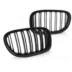 Grille noire brillante double barre compatible BMW F01 09-15