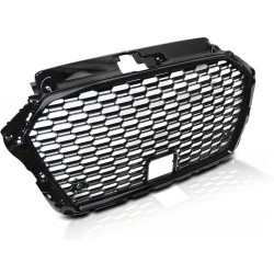 Grille Sport Noir Brillant pour AUDI A3 (8V) 17-