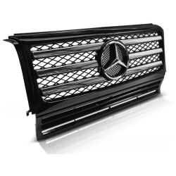 Calandre sport noire chrome pour Mercedes W463 1990-2012