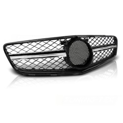 Grille Sport Noir Brillant Chrome compatible Mercedes W204 07-14