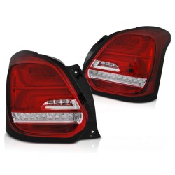 Feux arrière SUZUKI SWIFT VI 17- LED Rouge Blanc Séquentiel