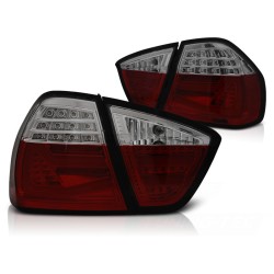 Feux arrière LED BAR rouge fumé pour BMW E90 03.05-08.08
