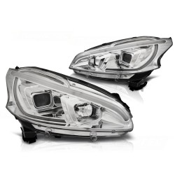 Phares PEUGEOT 208 4.12-06.15 TUBE LIGHT CHROME