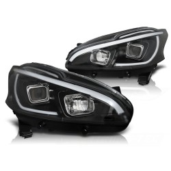 Phares PEUGEOT 208 4.12-06.15 TUBE LIGHT NOIR