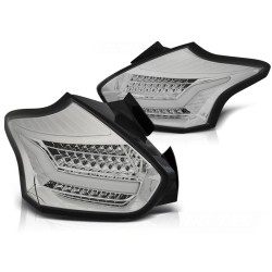Feux arrière FORD FOCUS 3 15-18 HATCHBACK CHROME SÉQUENTIEL LED