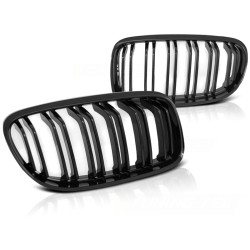 Grille noire brillante double barre look sport compatible BMW E90 / E91 LCI 09-
