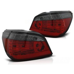 Feux arrière LED rouge fumé séquentiel pour BMW E60 07.03-07