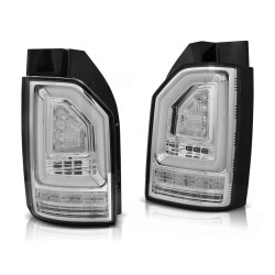 Feux arrière à LED séquentiels chromés pour VW T6 15-19 ampoule OEM