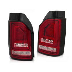 Feux arrière LED séquentiels rouge blanc pour VW T6 15-19 OEM LED