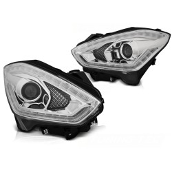 Phares SUZUKI SWIFT VI 17- TUBE LIGHT séquentiel chrome