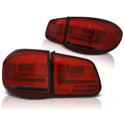 Feux arrière LED BAR rouge fumé pour VW Tiguan 07-07.11