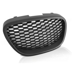 Grille design nid d'abeille noire compatible SEAT LEON / ALTEA / TOLEDO 05-09