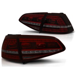 Feux arrière LED sport rouge fumé séquentiel pour VW Golf 7 2013-2017