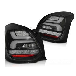 Feux arrière SUZUKI SWIFT VI 17- LED noir séquentiel