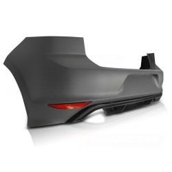 Pare-chocs arrière sport compatible VW Golf 7 13-17