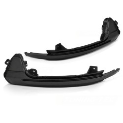 Clignotants latéraux dans le rétroviseur LED fumé séquentiel pour AUDI A6 C7 11-18