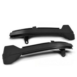 Clignotants latéraux séquentiels à LED fumés dans le rétroviseur pour BMW F10/F11/F12/F13/F01
