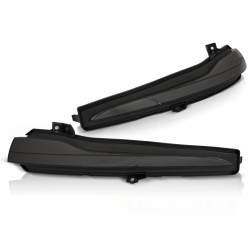 Clignotants latéraux séquentiels à LED fumés dans le rétroviseur pour MERCEDES W205/ W213/ W222