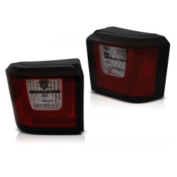 Feux arrière LED BAR rouge fumé pour VW T4 90-03.03