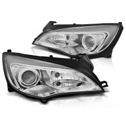 Phares OPEL ASTRA J 10-15 TUBE LIGHT CHROME
