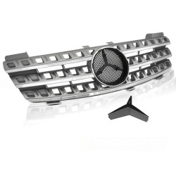 Grille sport argent chromé compatible MERCEDES W164 05-08