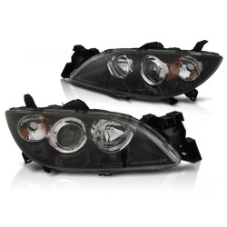 Phares MAZDA 3 03-09 4D Xénon Noir
