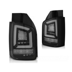Feux arrière à LED séquentiels noirs pour VW T5 2010-2015