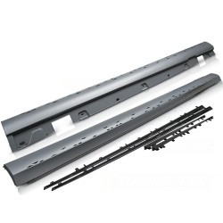 Bas de caisse sport noir brillant compatible W213 16-23