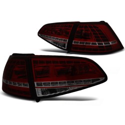Feux arrière LED sport rouge fumé séquentiel pour VW Golf 7 13-17