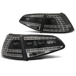 Feux arrière LED sport noir séquentiel pour VW Golf 7 13-17
