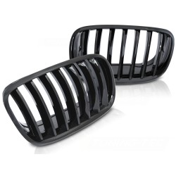 Grille noire brillante compatible avec BMW X5 E70 X6 E71 08-
