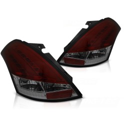 Feux arrière SUZUKI SWIFT V 10-17 LED BAR ROUGE FUMÉ