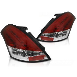 Feux arrière SUZUKI SWIFT V 10-17 LED BAR ROUGE BLANC