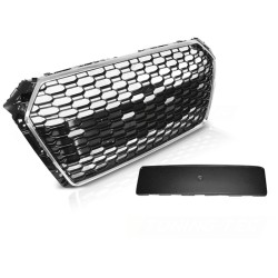 Grille Sport Chrome Noir compatible AUDI A4 B9 15-19