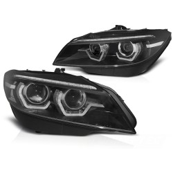 Phares Xénon LED DRL Noir Séquentiel pour BMW Z4 E89 09-13