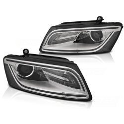 Phares TRUE DRL Chrome pour AUDI Q5 08.12-17