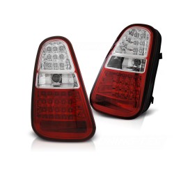 Feux arrière MINI COOPER R50 / R52 / R53 04-06 LED Rouge Blanc
