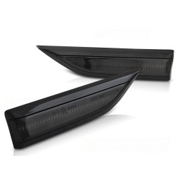 Clignotants latéraux fumée noire LED séquentiel compatible VW T6 15-19