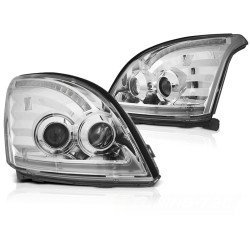 Phares TOYOTA LAND CRUISER 120 03-09 LED SÉQUENTIEL CHROME