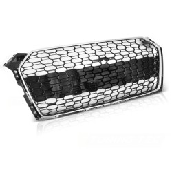 Grille sport chrome noir brillant compatible Audi A5 16-19