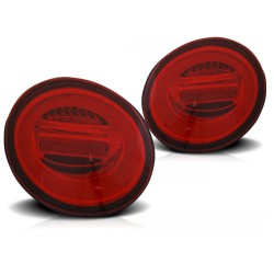 Feux arrière à LED séquentiels rouge blanc pour VW New Beetle 10.98-05