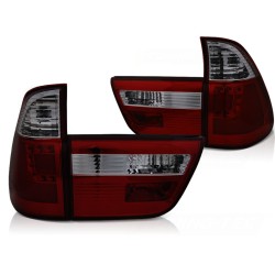 Feux arrière LED BAR rouge fumé pour BMW X5 E53 09.99-10.03
