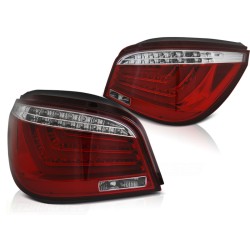 Feux arrière LED BAR rouge blanc pour BMW E60 LCI 07-10