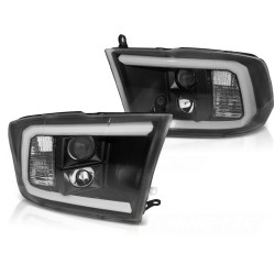 Phares DODGE RAM 09-18 TUBE LIGHT NOIR