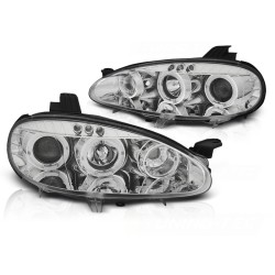 Phares MAZDA MX5 01-05 ANGEL EYES CHROME