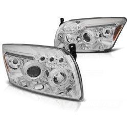 Phares DODGE CALIBER 06-12 ANGEL EYES CHROME