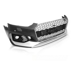 Pare-chocs avant sport chrome argent PDC compatible AUDI A5 16-19