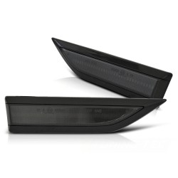 Clignotants latéraux séquentiels fumés noirs compatibles VW Caddy 15-