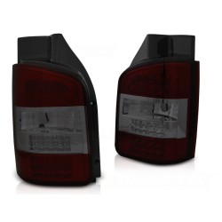 Feux arrière LED rouge fumé pour VW T5 10-15 Transporter